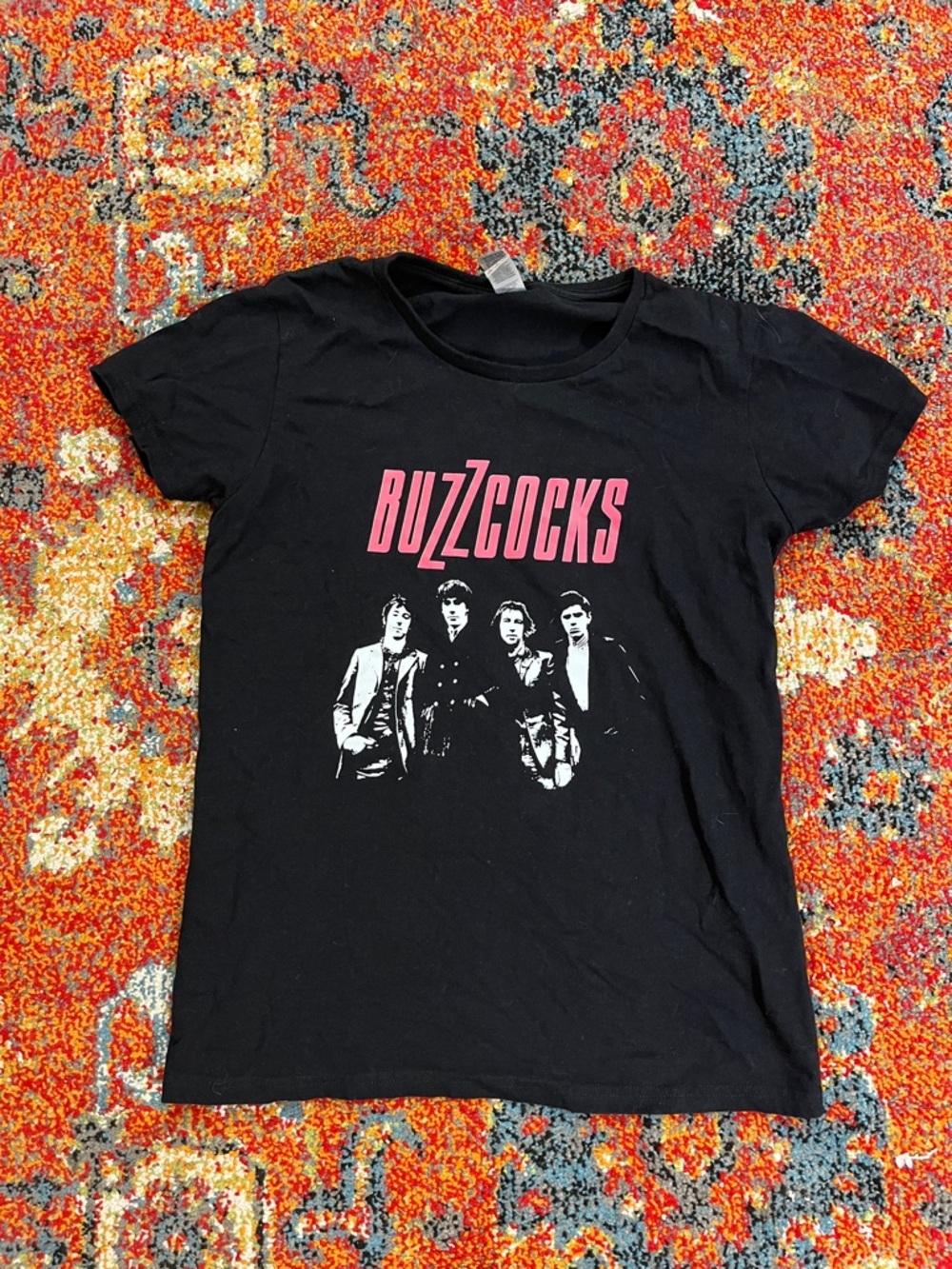 Buzzcocks T shirt women”s small 100% cotton